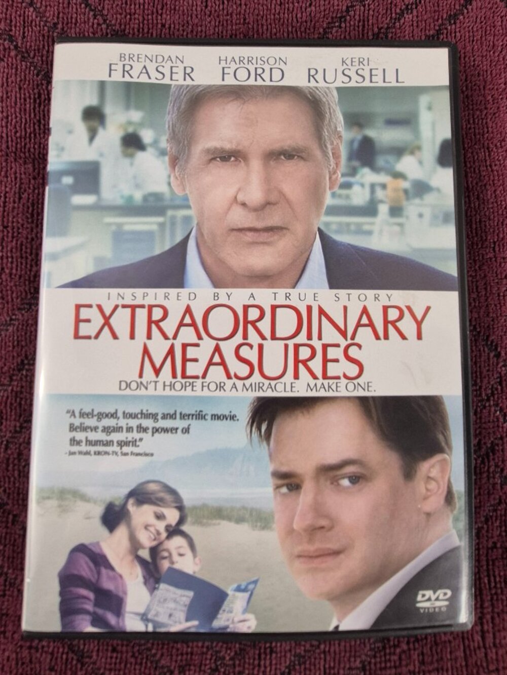Extraordinary Measures - 2010 - Rated PG - Drama - DVD - Used